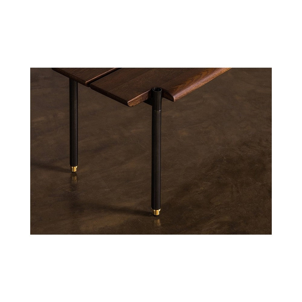 Stacking Bench Smoked Wood Occasional Bench, HGDA567