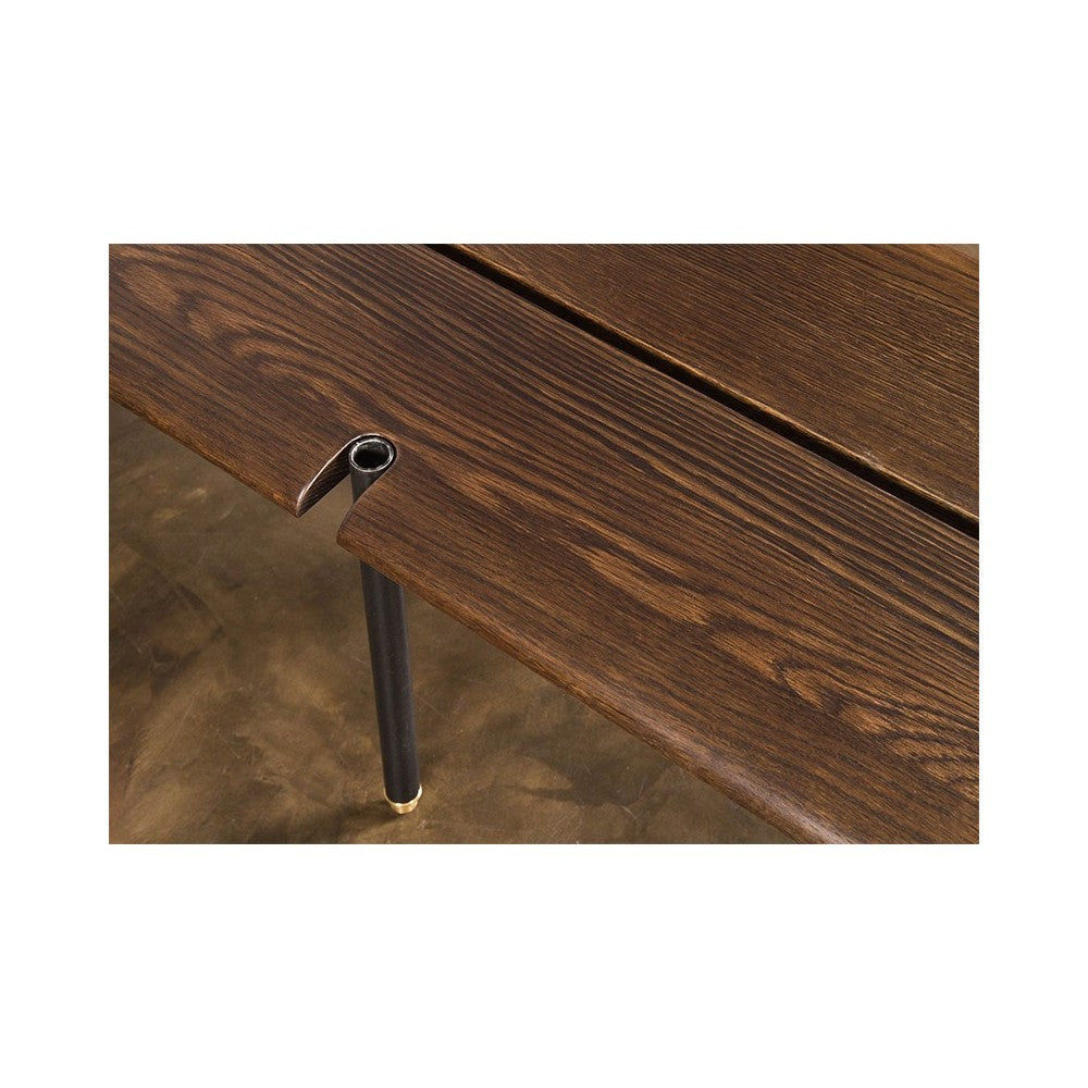 Stacking Bench Smoked Wood Occasional Bench, HGDA568