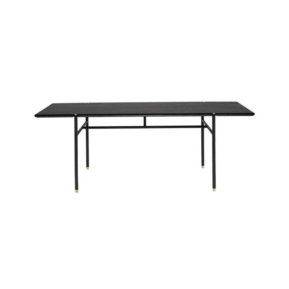 Stacking Table Ebonized Wood Dining Table, HGDA838