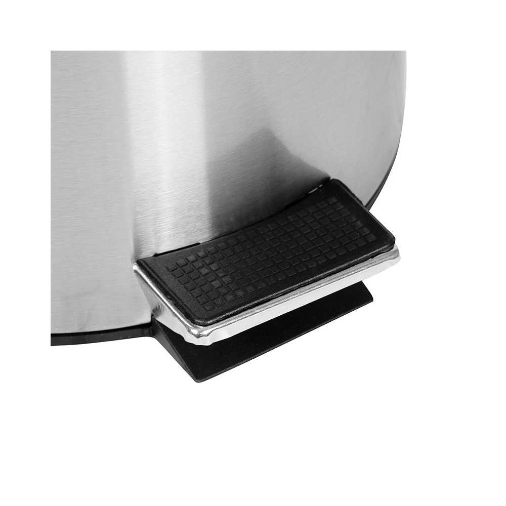 Stainless Steel Fingerprint Resistant Soft Close, Step Trash Can - 12L (3.2 Gallons)