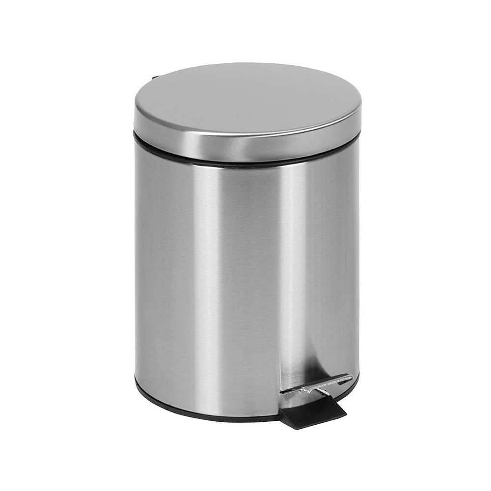 Stainless Steel Fingerprint Resistant Soft Close, Step Trash Can - 5L (1.3 Gallons)