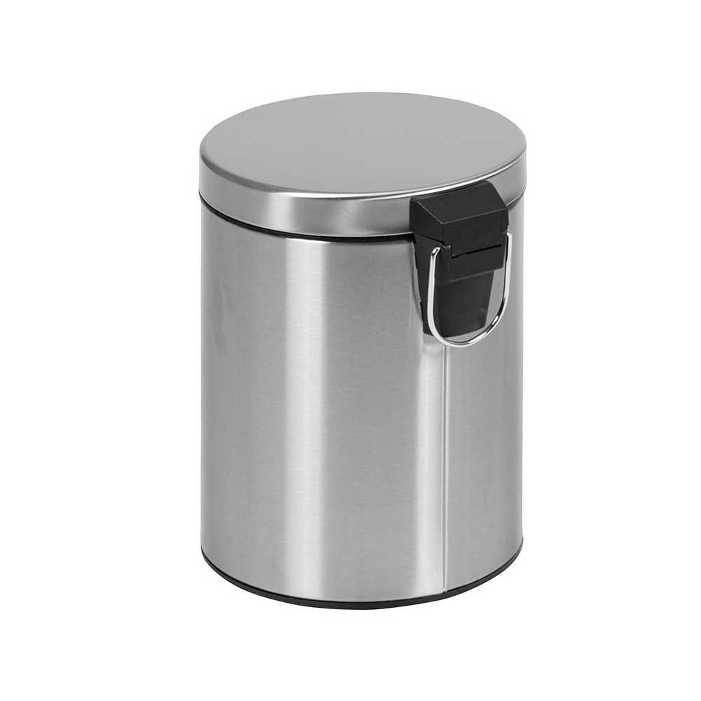 Stainless Steel Fingerprint Resistant Soft Close, Step Trash Can - 5L (1.3 Gallons)