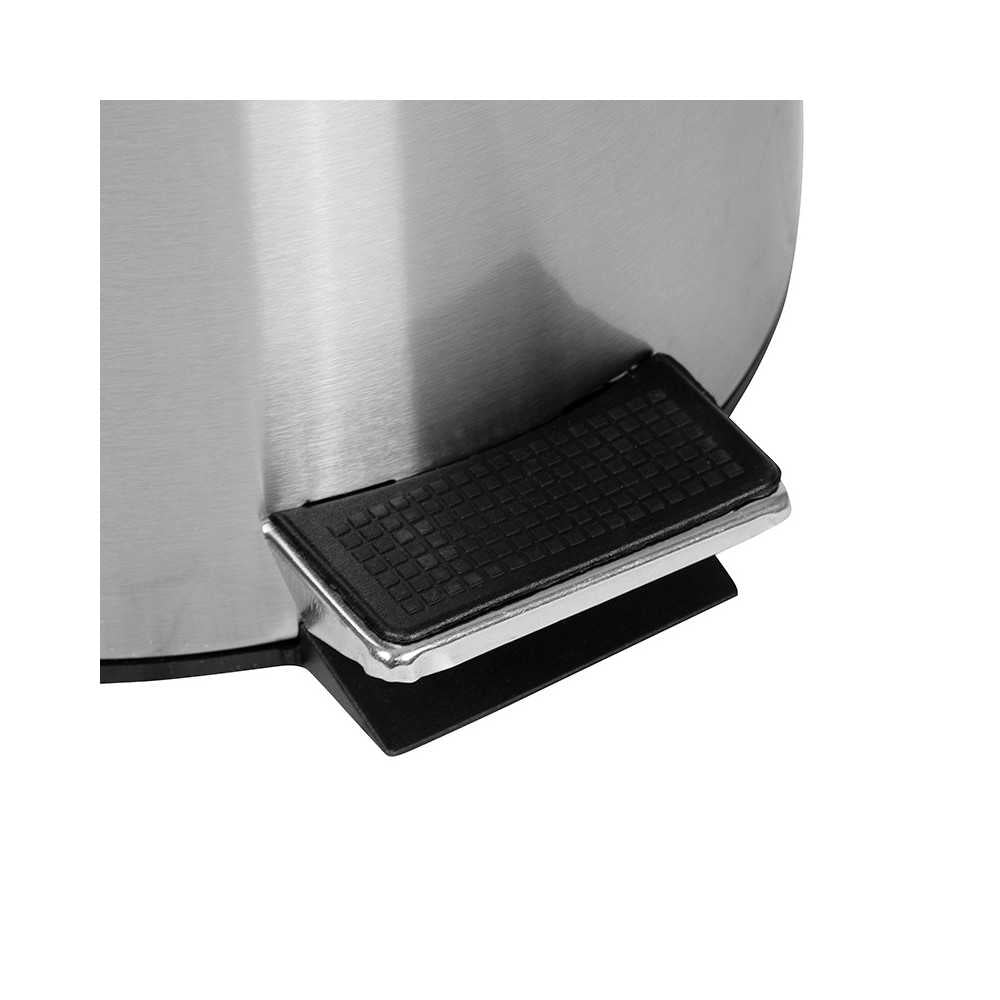 Stainless Steel Fingerprint Resistant Soft Close, Step Trash Can - 5L (1.3 Gallons)