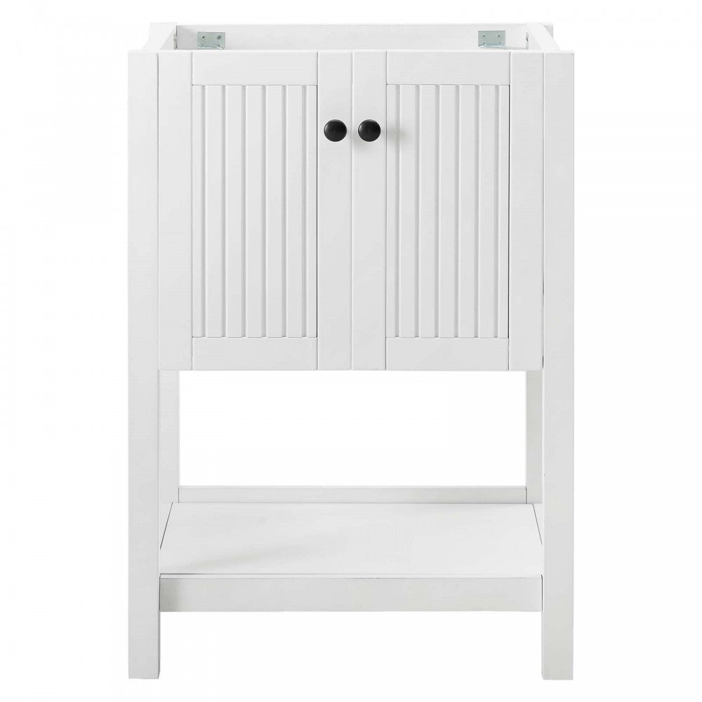 Steam 23" Bathroom Vanity Cabinet (Sink Basin Not Included), White