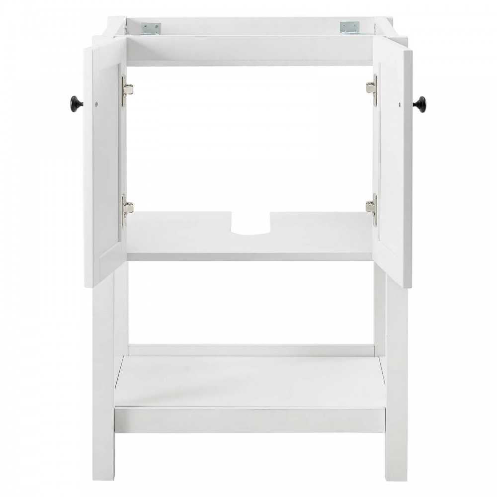 Steam 23" Bathroom Vanity Cabinet (Sink Basin Not Included), White