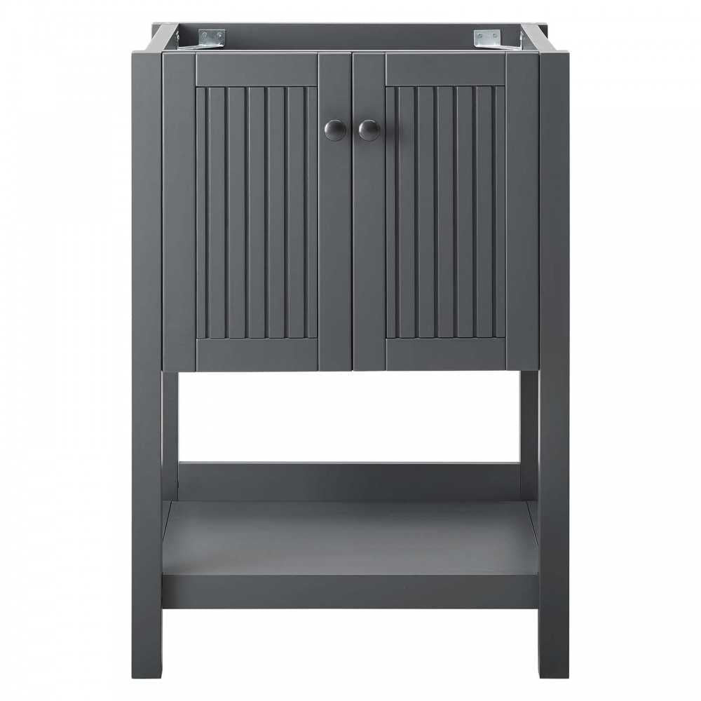 Steam 23" Bathroom Vanity Cabinet (Sink Basin Not Included), Gray