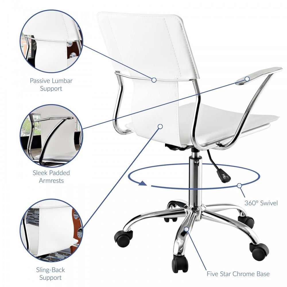 Studio Office Chair, White