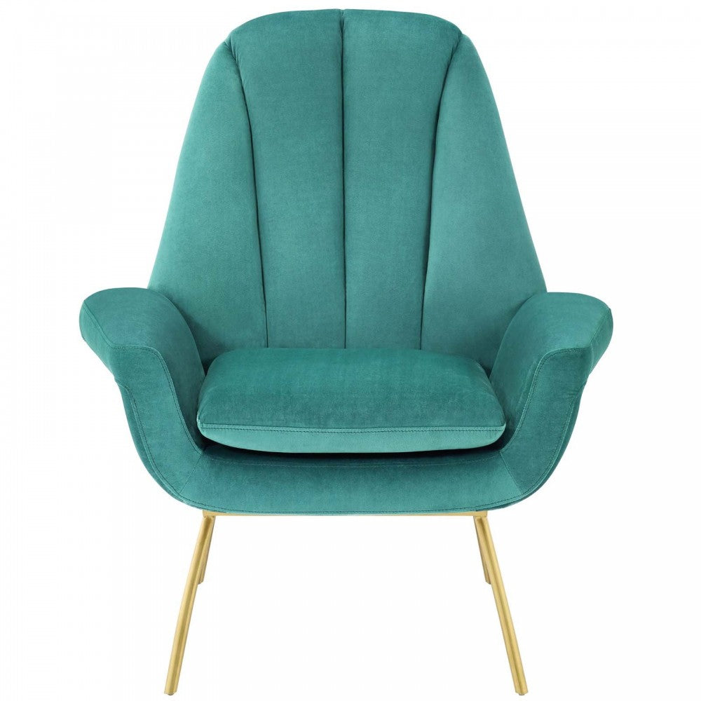Summit Armchair Performance Velvet Set of 2, Teal