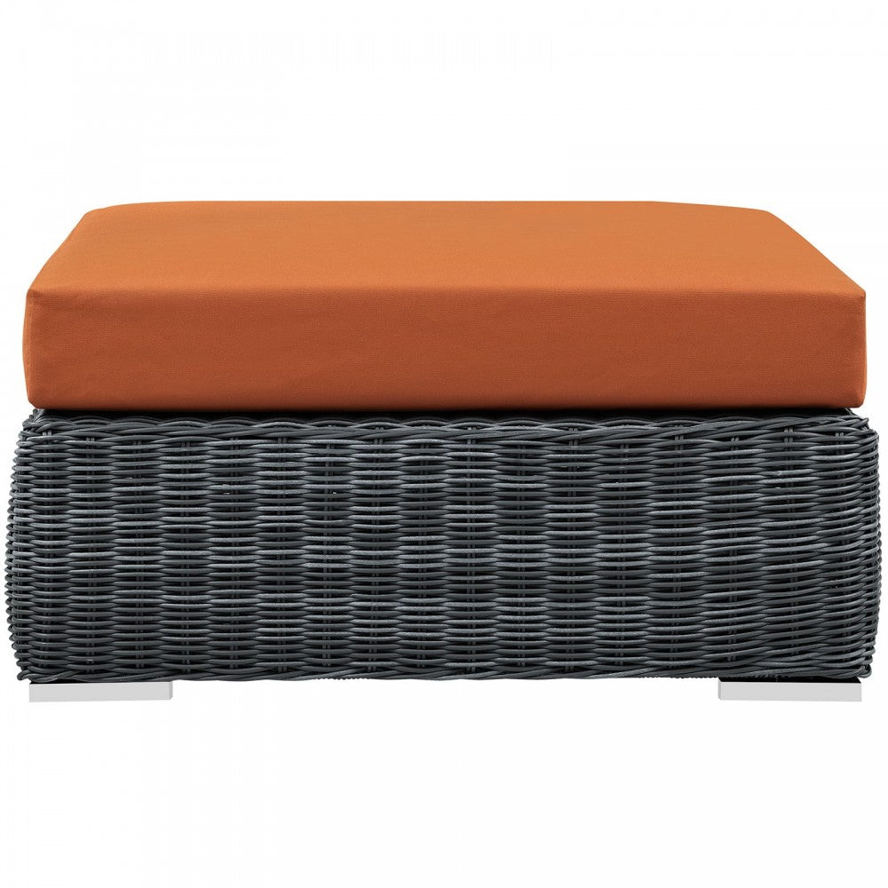 Summon Outdoor Patio Sunbrella Square Ottoman
