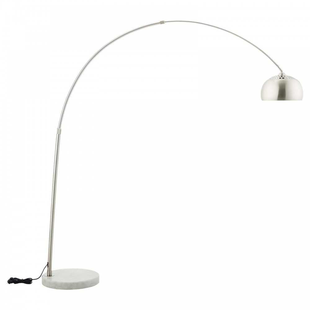 Sunflower Round Marble Base Floor Lamp, Clear