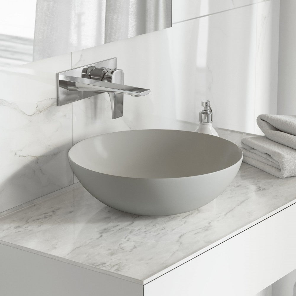 Swiss Madison Classe 16 Color Ceramic Sink in Matte Grey