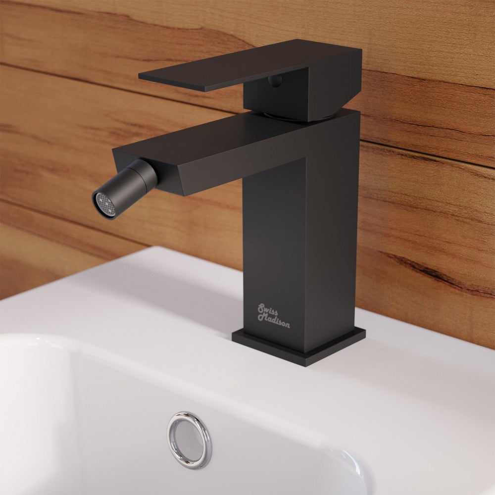 Swiss Madison Concorde Bidet Faucet in Matte Black