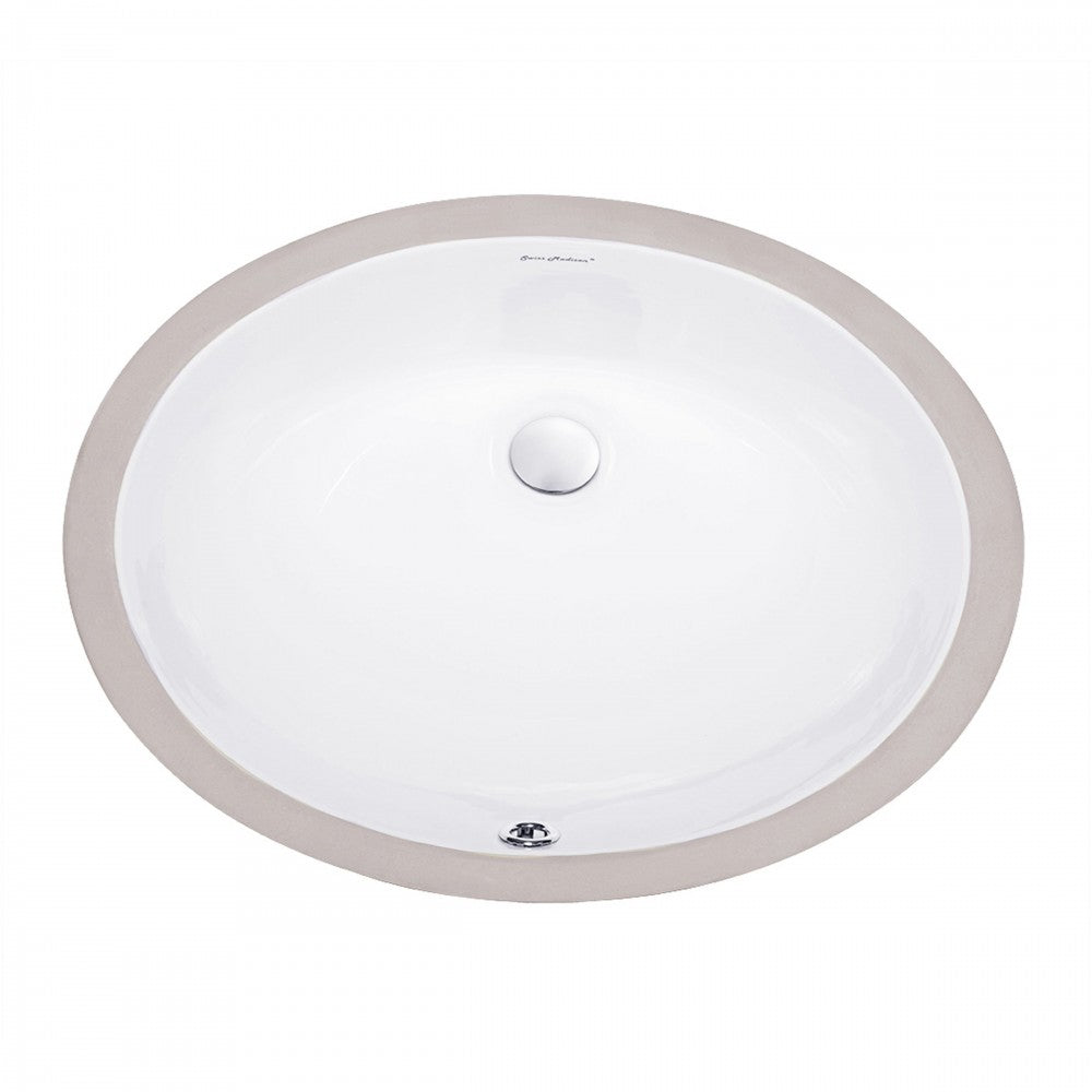 Swiss Madison Monaco 19 Oval Under-Mount Bathroom Sink