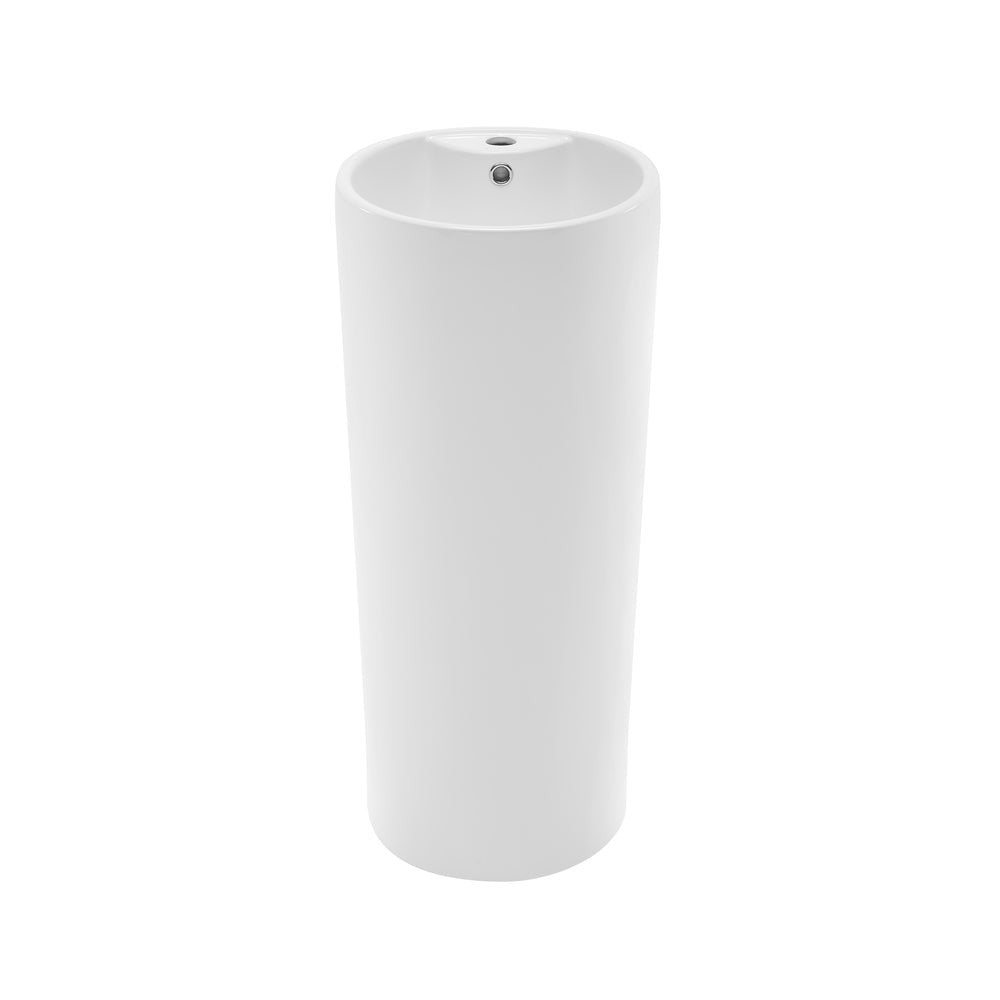 Swiss Madison Monaco Circular Basin Pedestal sink