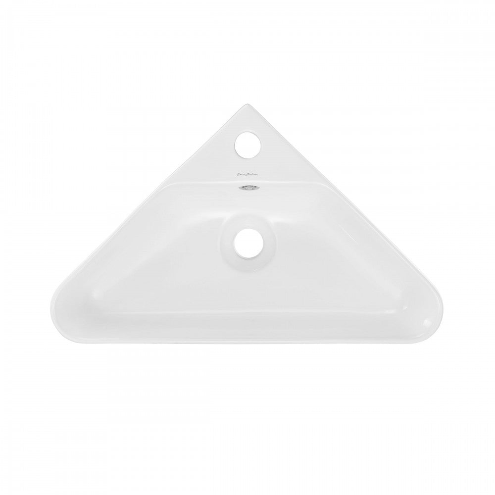 Swiss Madison St Tropez Corner Wall Hung Sink