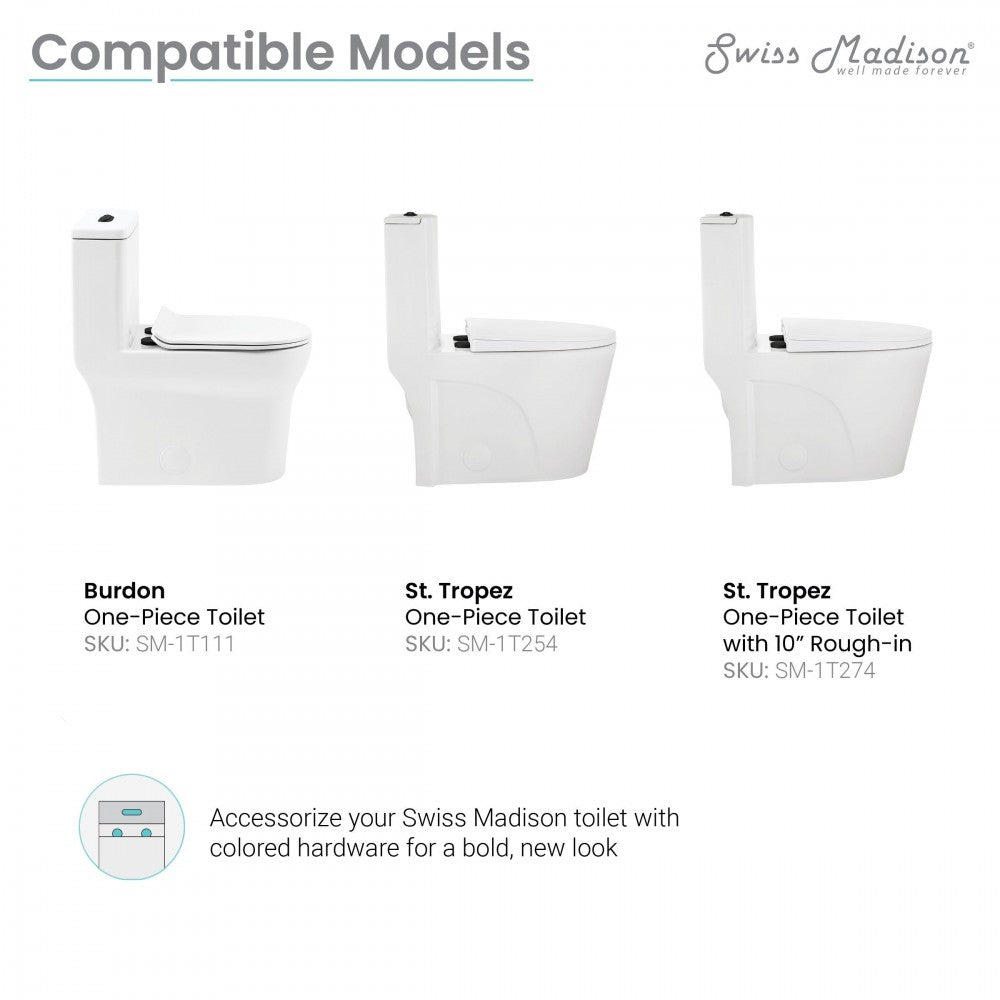 Swiss Madison Toilet Hardware Black (SM-1T254HB)