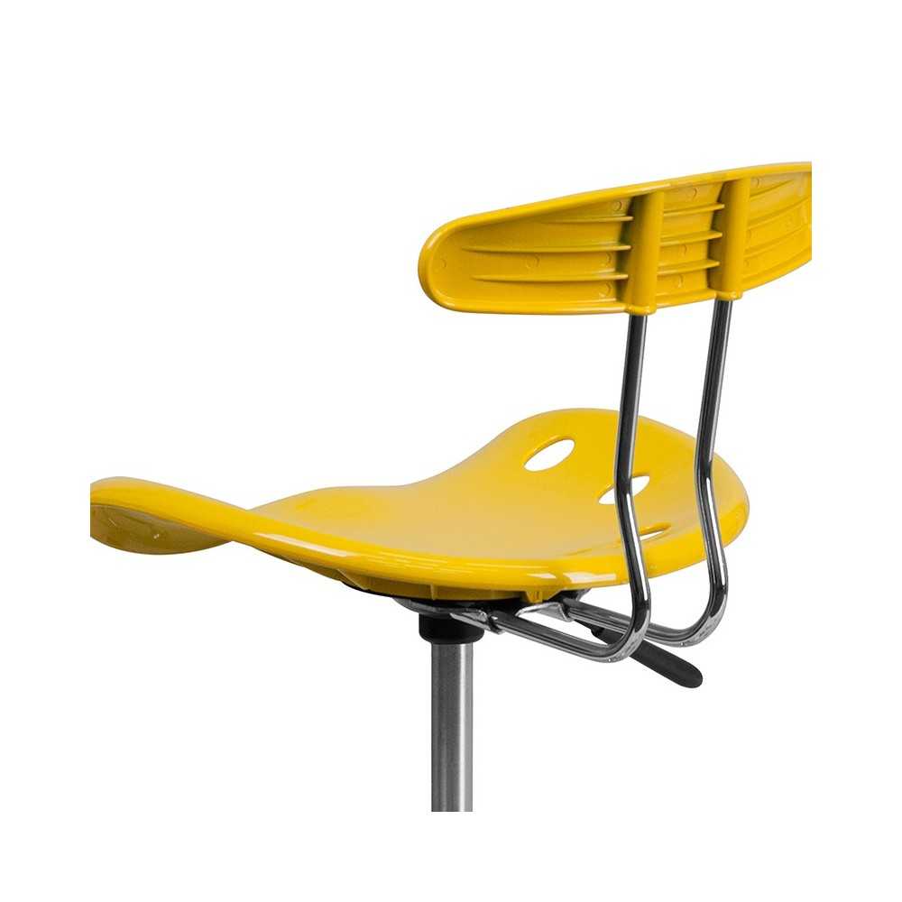 Swivel Task Chair | Adjustable Swivel Chair for Desk and Office with Tractor Seat