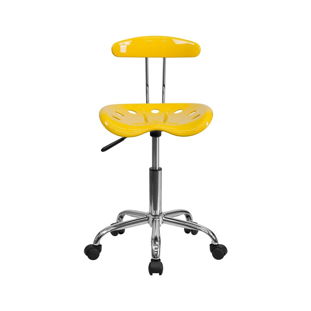 Swivel Task Chair | Adjustable Swivel Chair for Desk and Office with Tractor Seat