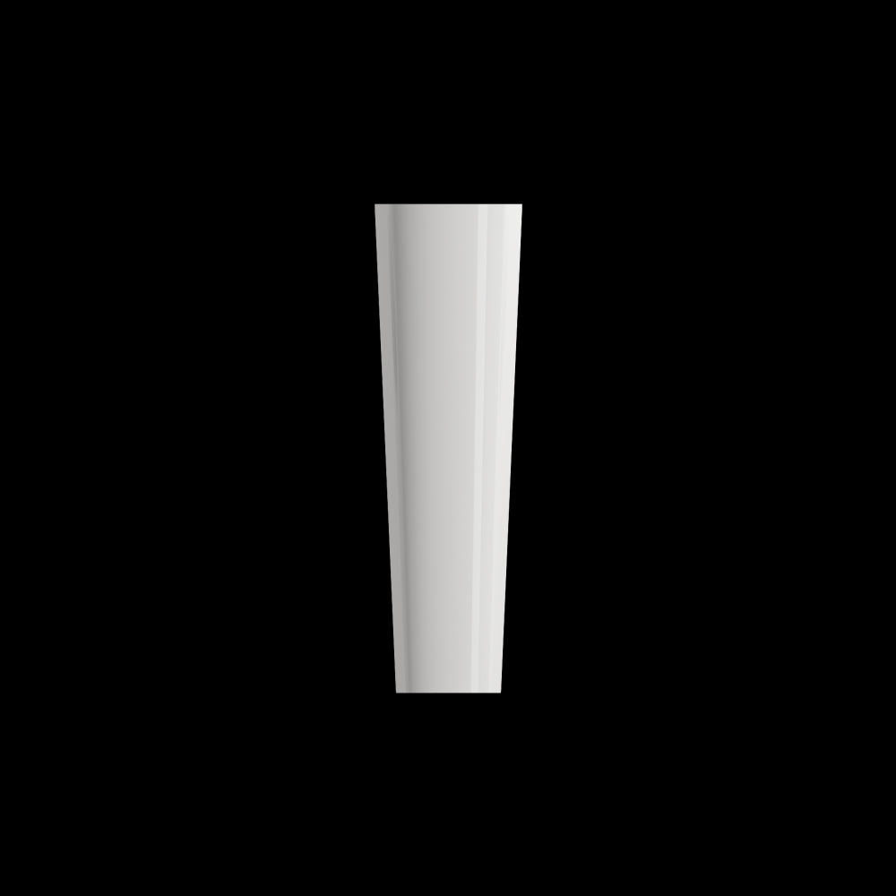 Taormina Pedestal Base Fireclay 27.25 in. in White