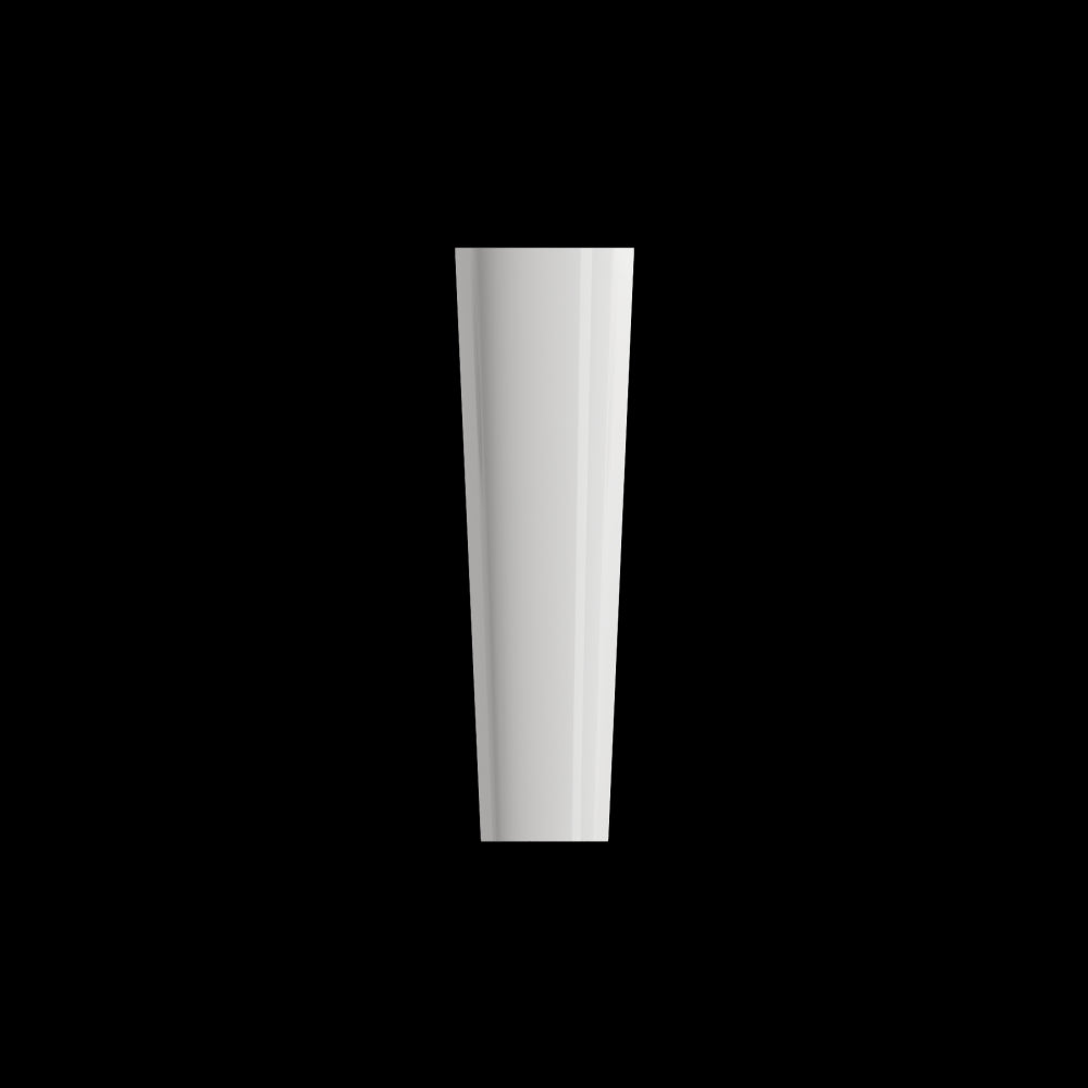 Taormina Pedestal Base Fireclay 27.25 in. in White