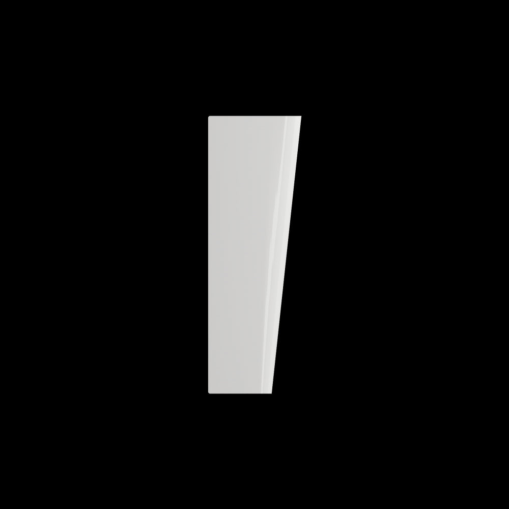 Taormina Pedestal Base Fireclay 27.25 in. in White