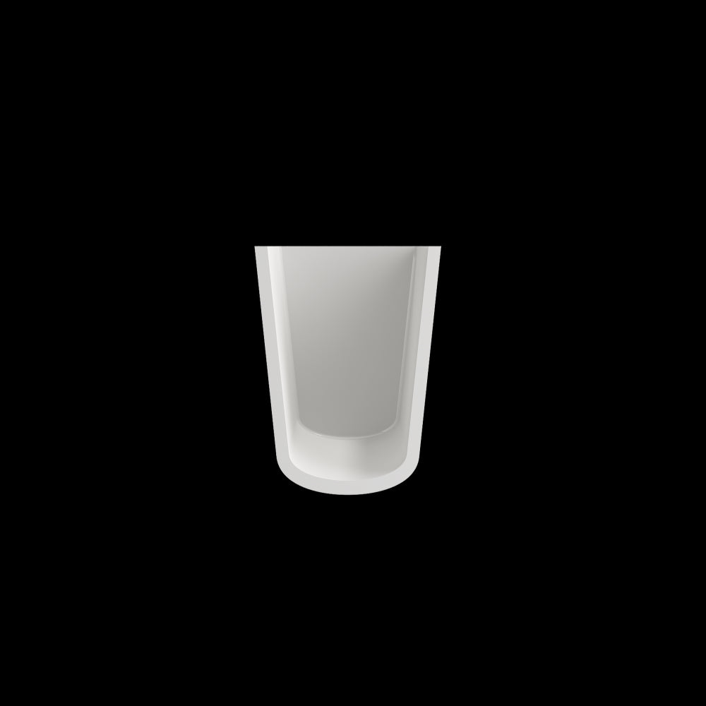 Taormina Trap Cover Fireclay 27.25 in. in White