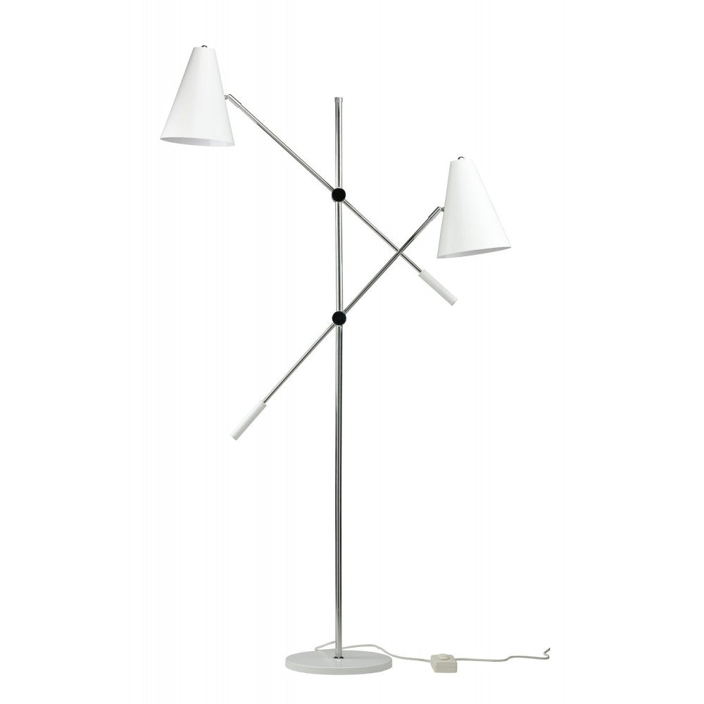 Tivat White Metal Floor Lighting