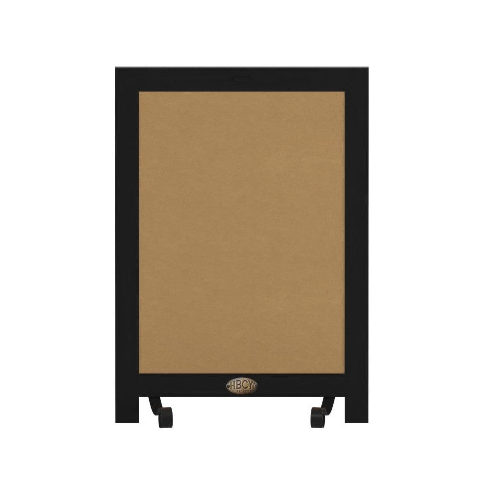 Torched Black Tabletop Chalkboard 12" x 17"