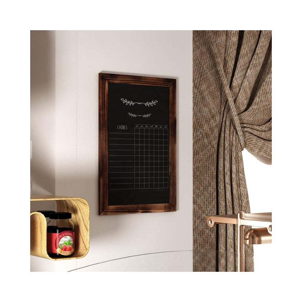 Torched Hanging Chalkboard