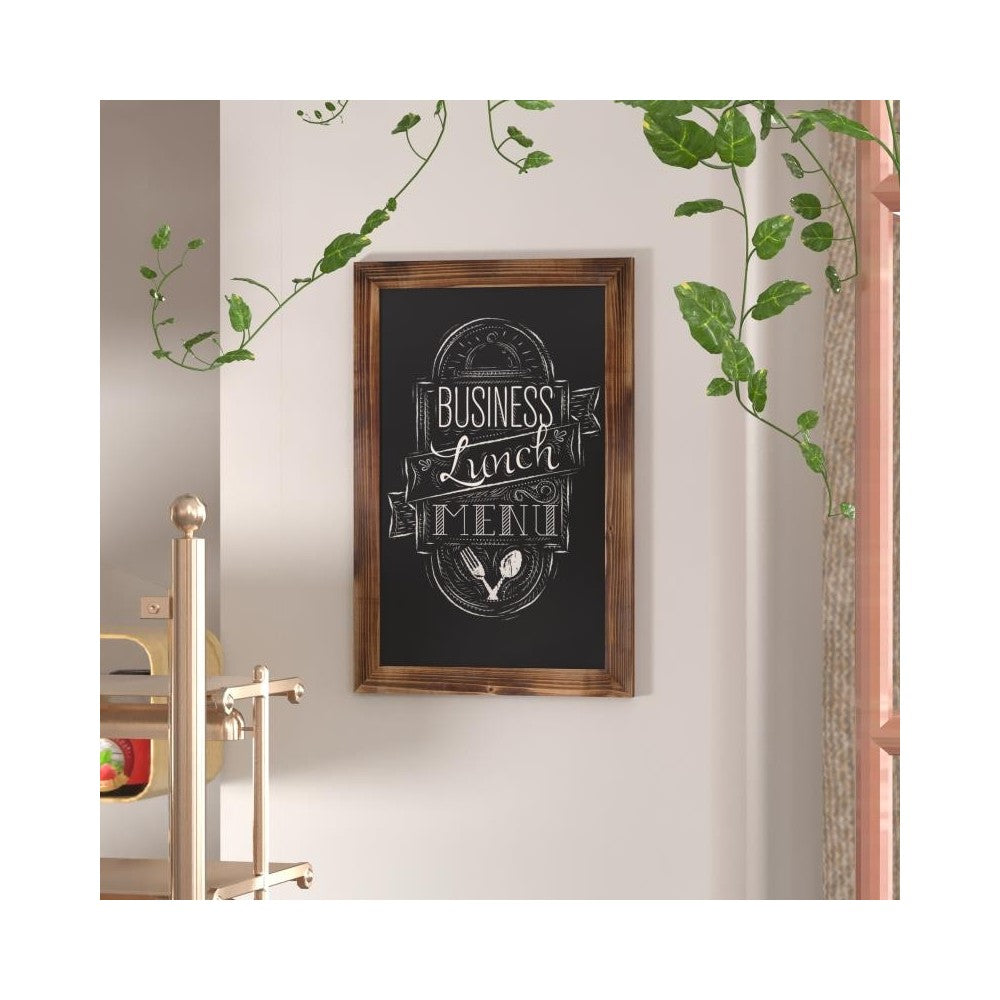 Torched Hanging Chalkboard