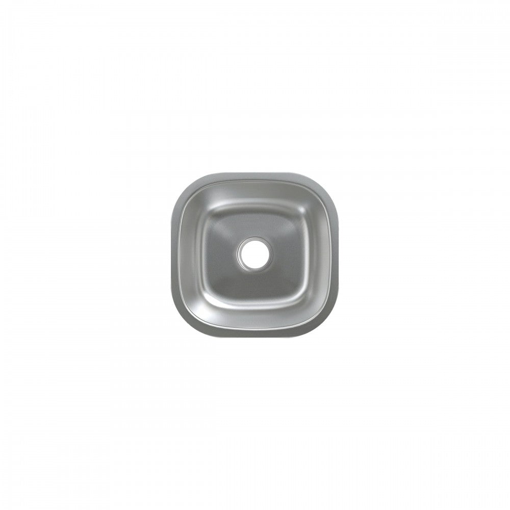 Toulouse 16 x 16 Stainless Steel, Single Basin, Undermount Kitchen Sink