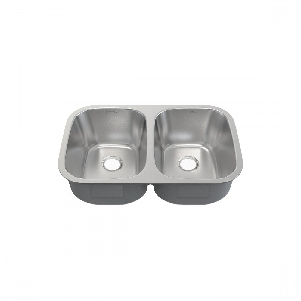 Toulouse 29 x 18 Stainless Steel, Dual Basin, Undermount Kitchen Sink