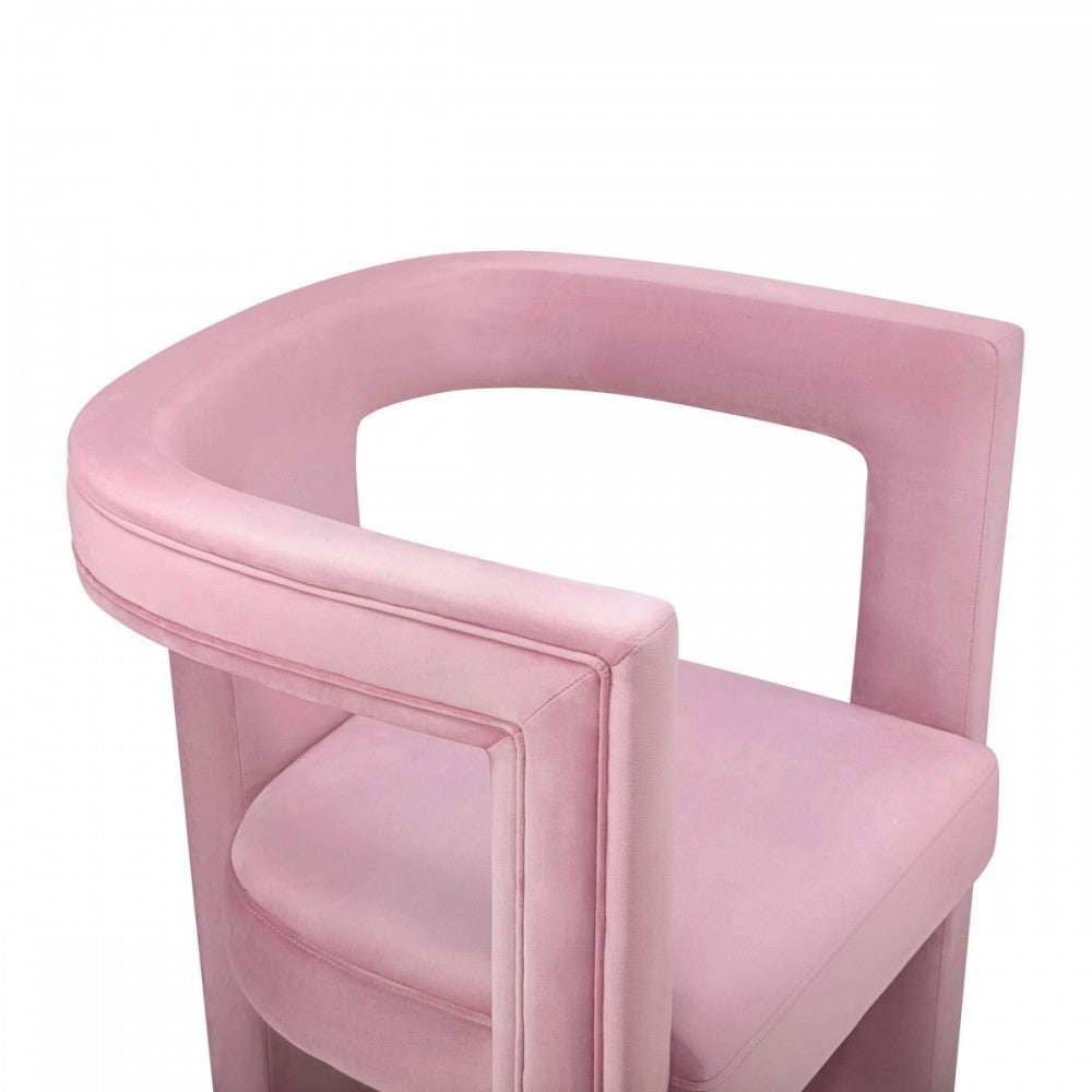 TOV Furniture Ada Pink Velvet Chair