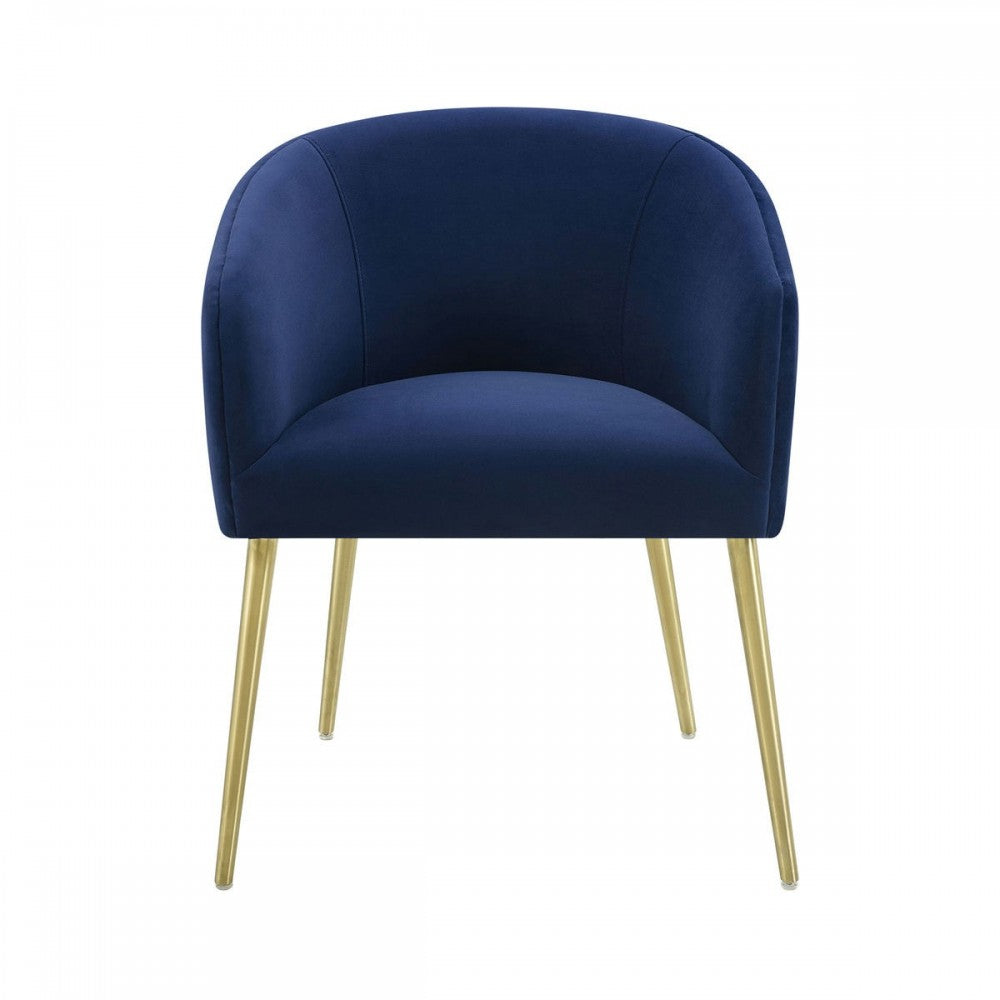 TOV Furniture Arya Performance Velvet Navy Dining Chair