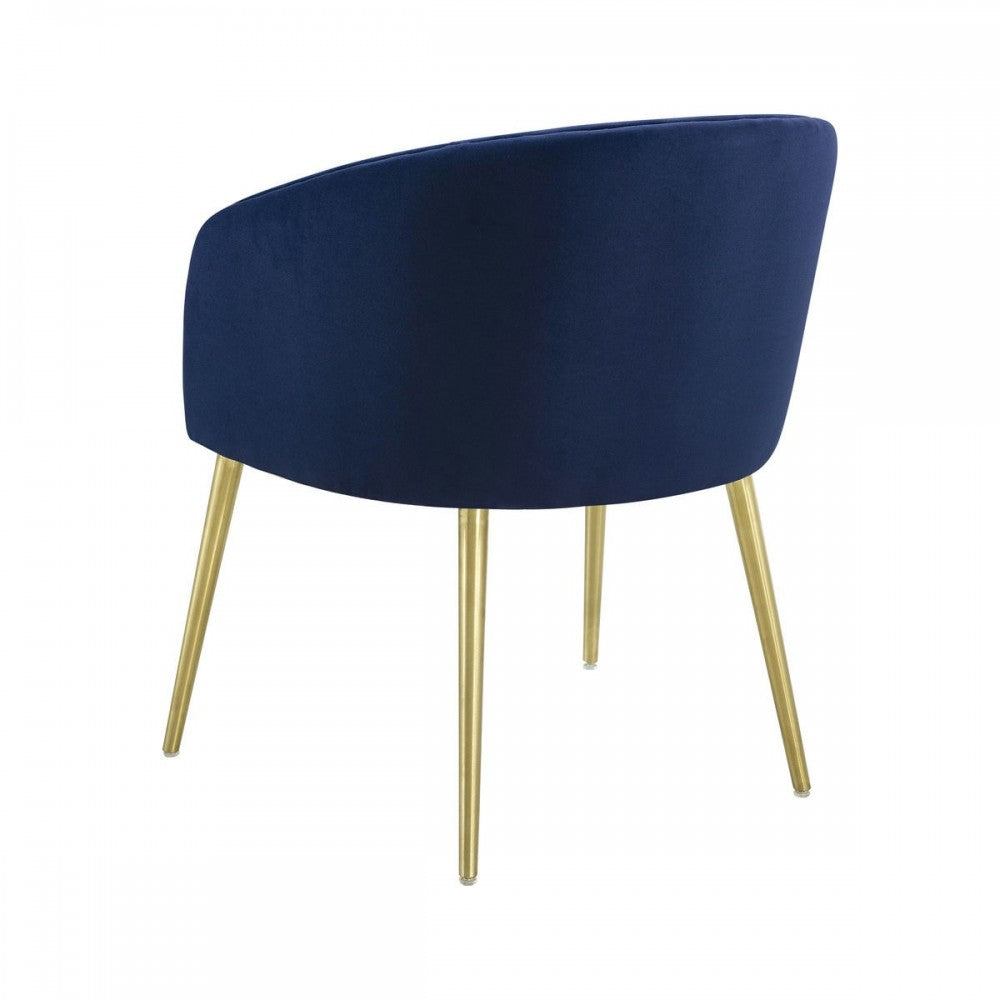 TOV Furniture Arya Performance Velvet Navy Dining Chair