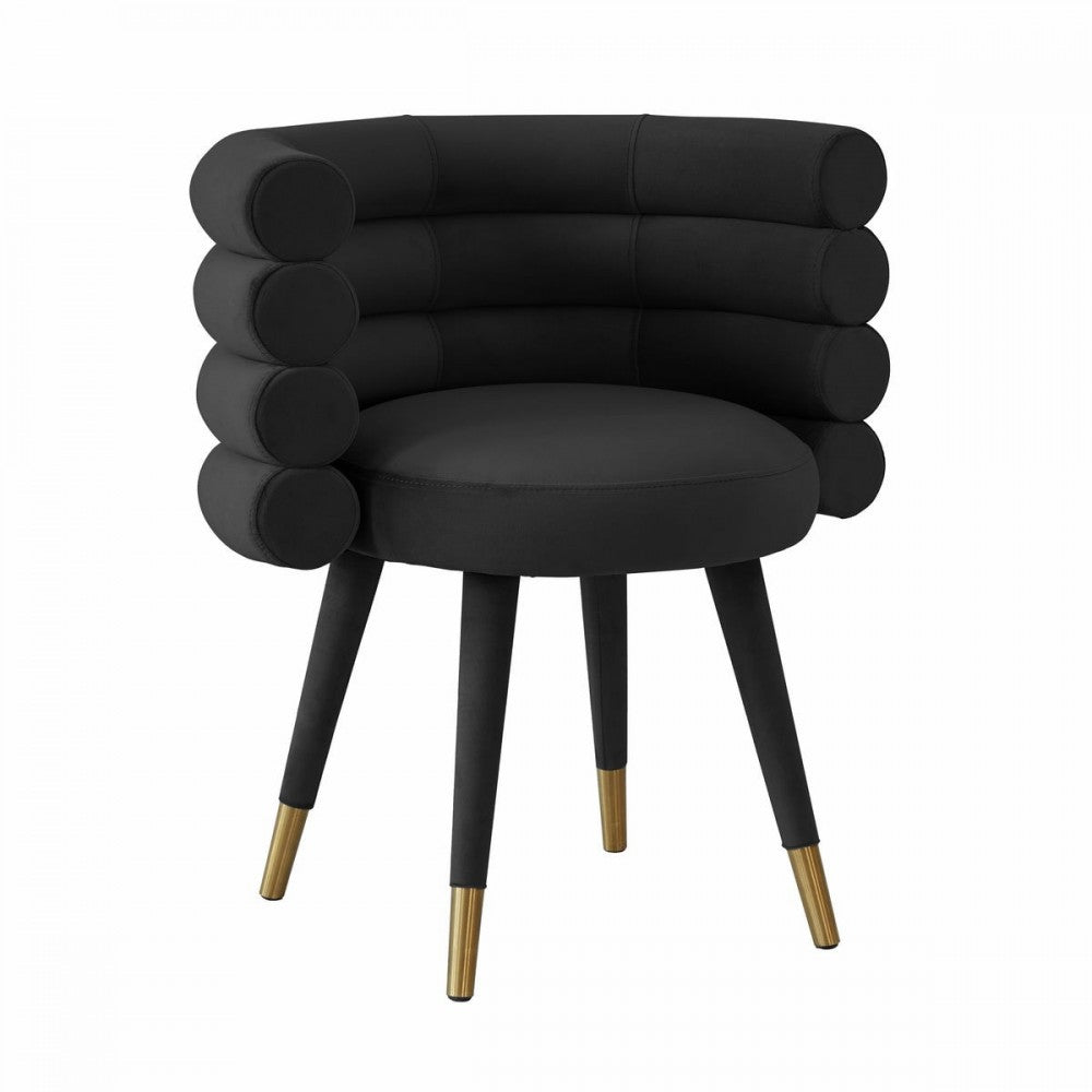 TOV Furniture Betty Black Velvet Dining Chair