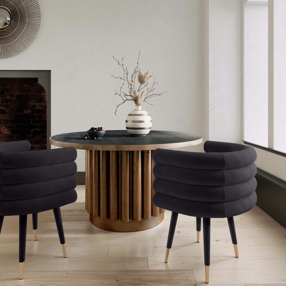 TOV Furniture Betty Black Velvet Dining Chair