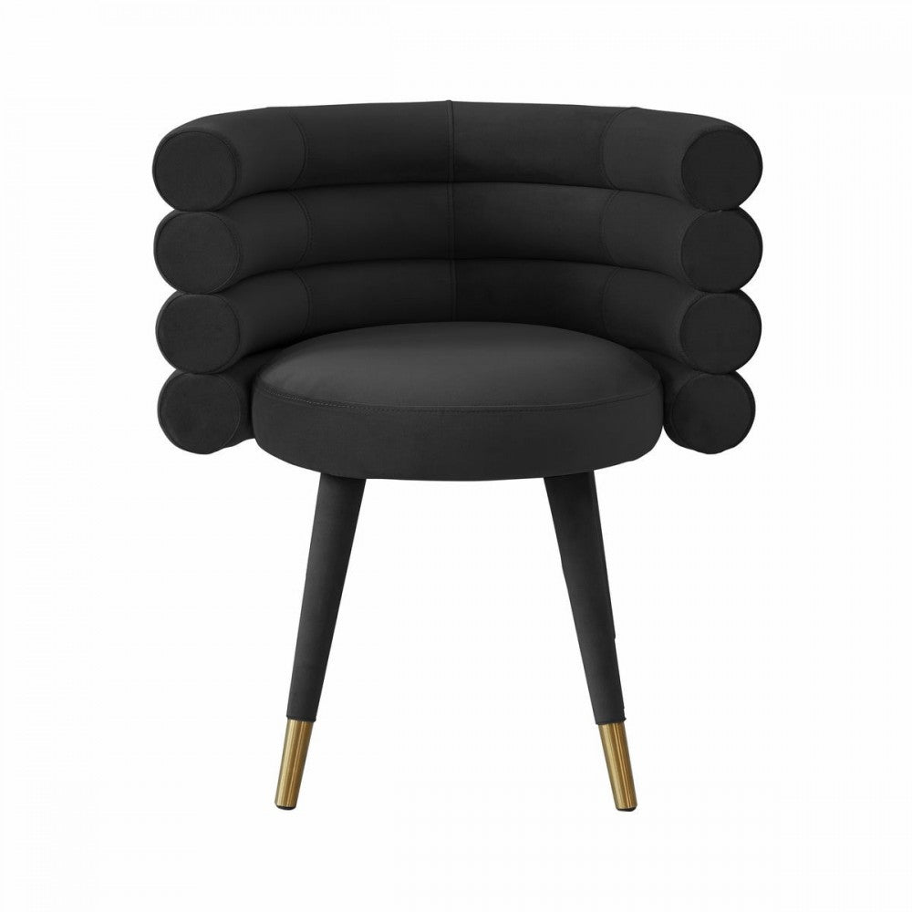 TOV Furniture Betty Black Velvet Dining Chair