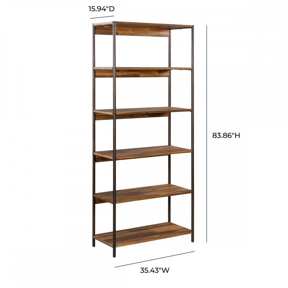 TOV Furniture Bushwick Wooden Bookcase
