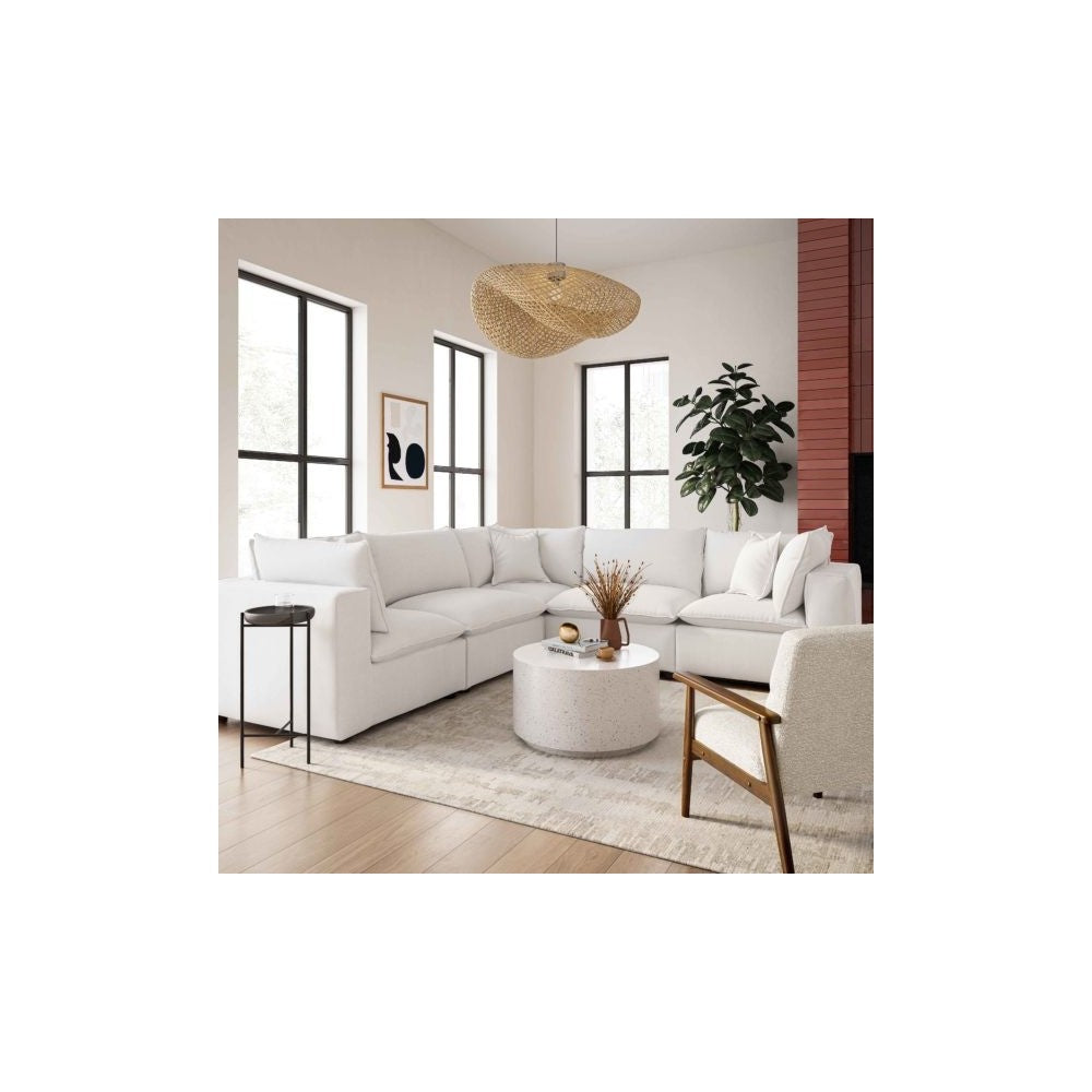 TOV Furniture Cali Pearl Armless Chair