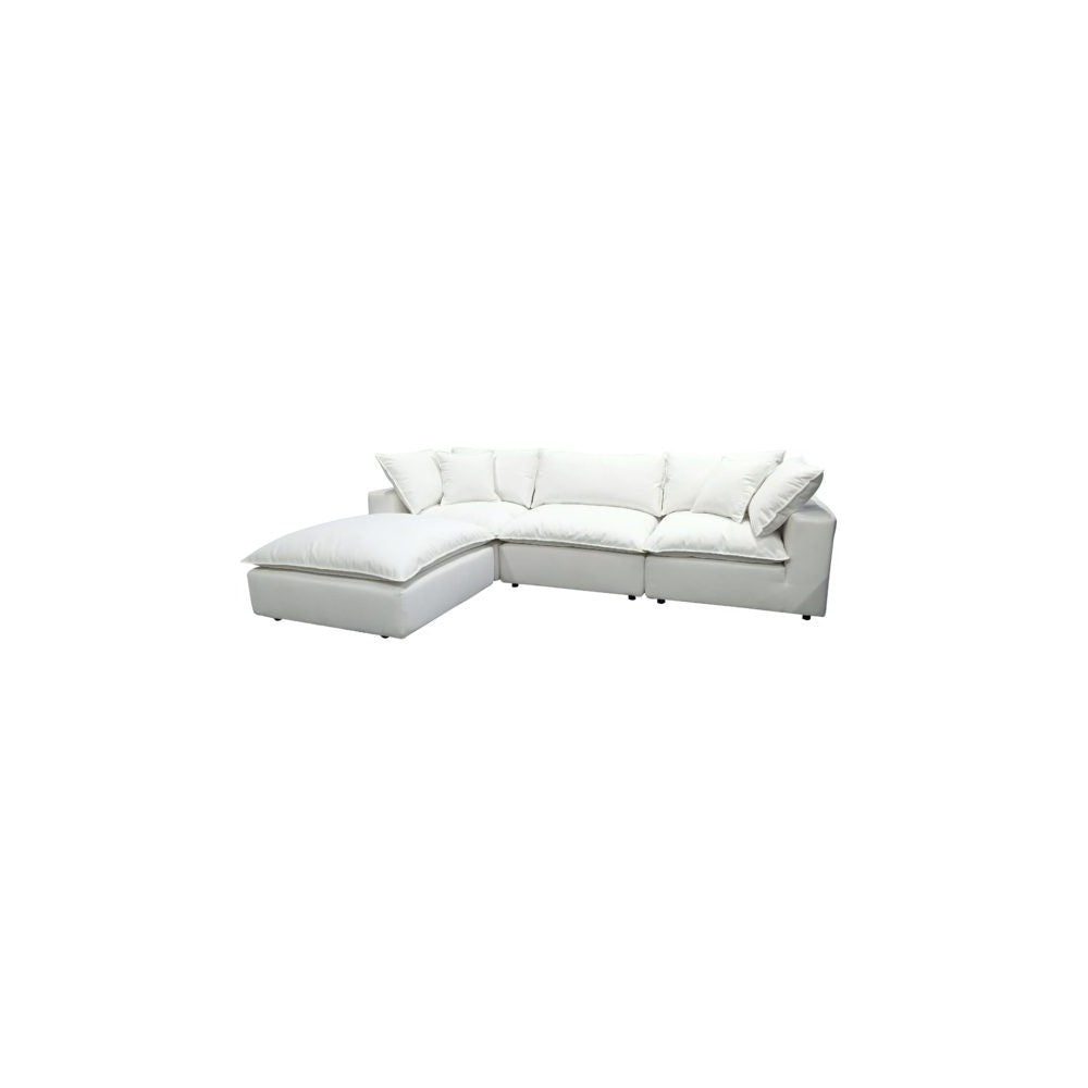 TOV Furniture Cali Pearl Modular 4 Piece Sectional
