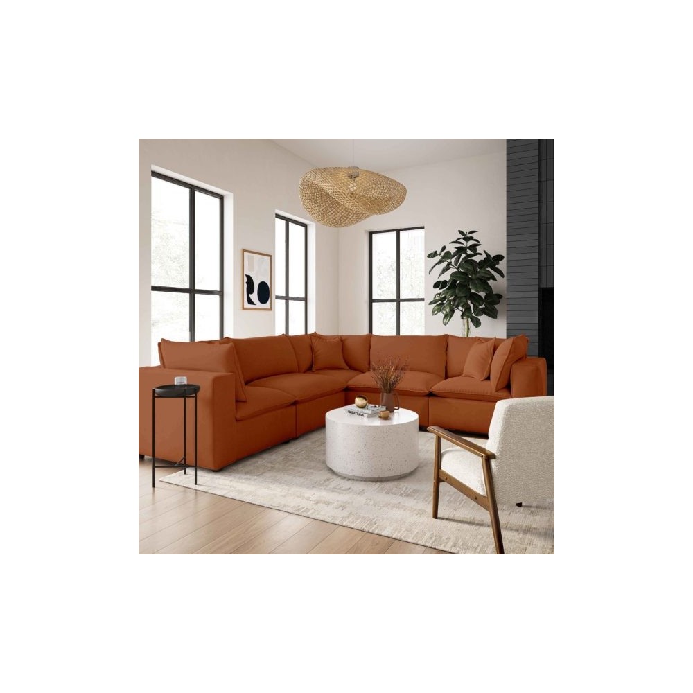 TOV Furniture Cali Rust Modular L-Sectional