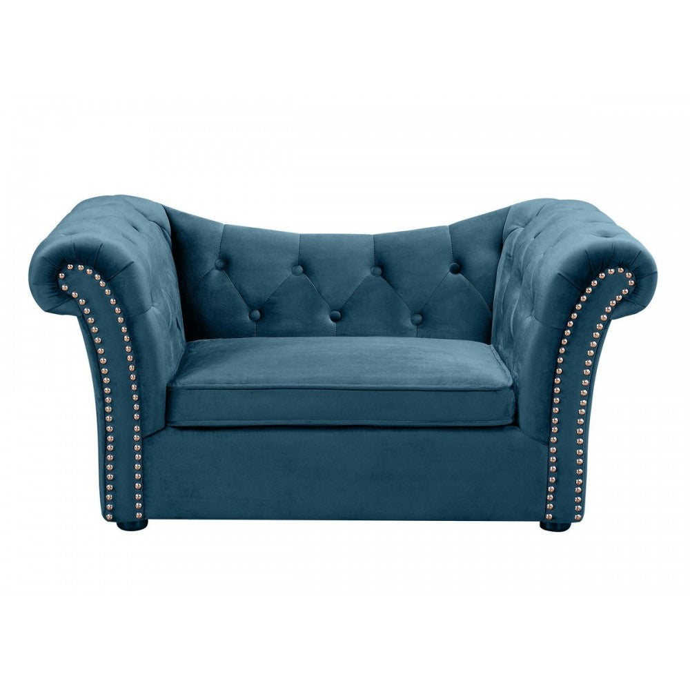 TOV Furniture Dachshund Navy Pet Bed