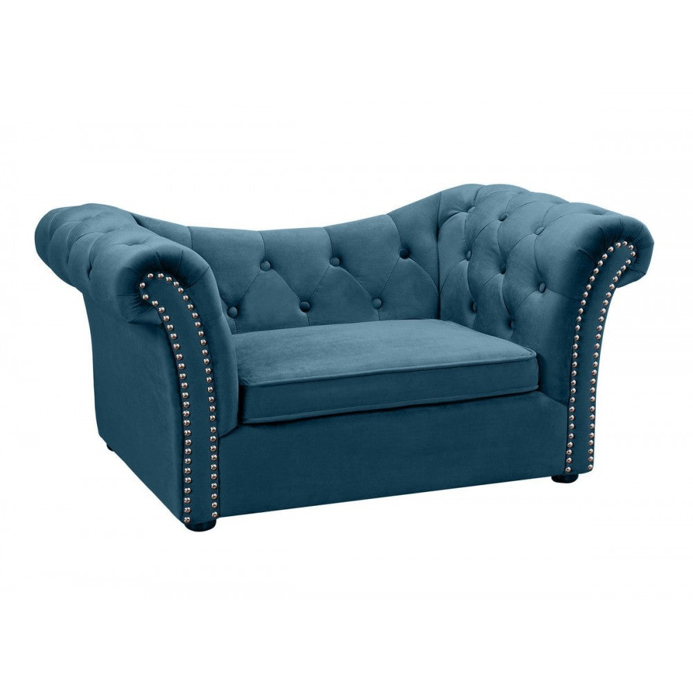 TOV Furniture Dachshund Navy Pet Bed
