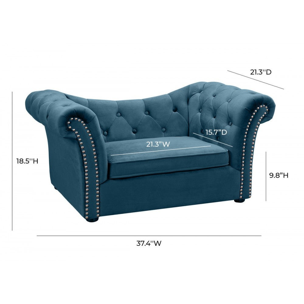 TOV Furniture Dachshund Navy Pet Bed