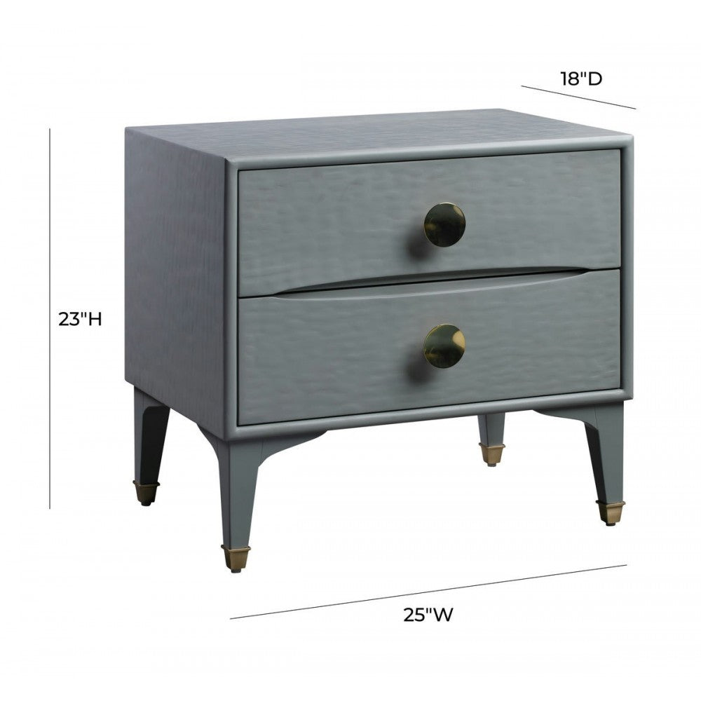 TOV Furniture Divine Gray Nightstand