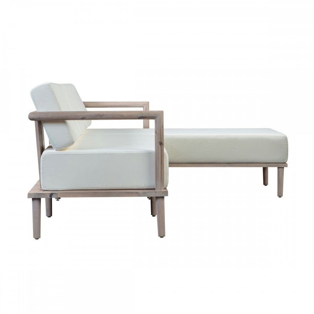 TOV Furniture Emerson Cream Outdoor Sectional - RAF