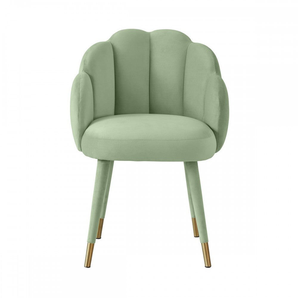 TOV Furniture Gardenia Moss Green Velvet Dining Chair