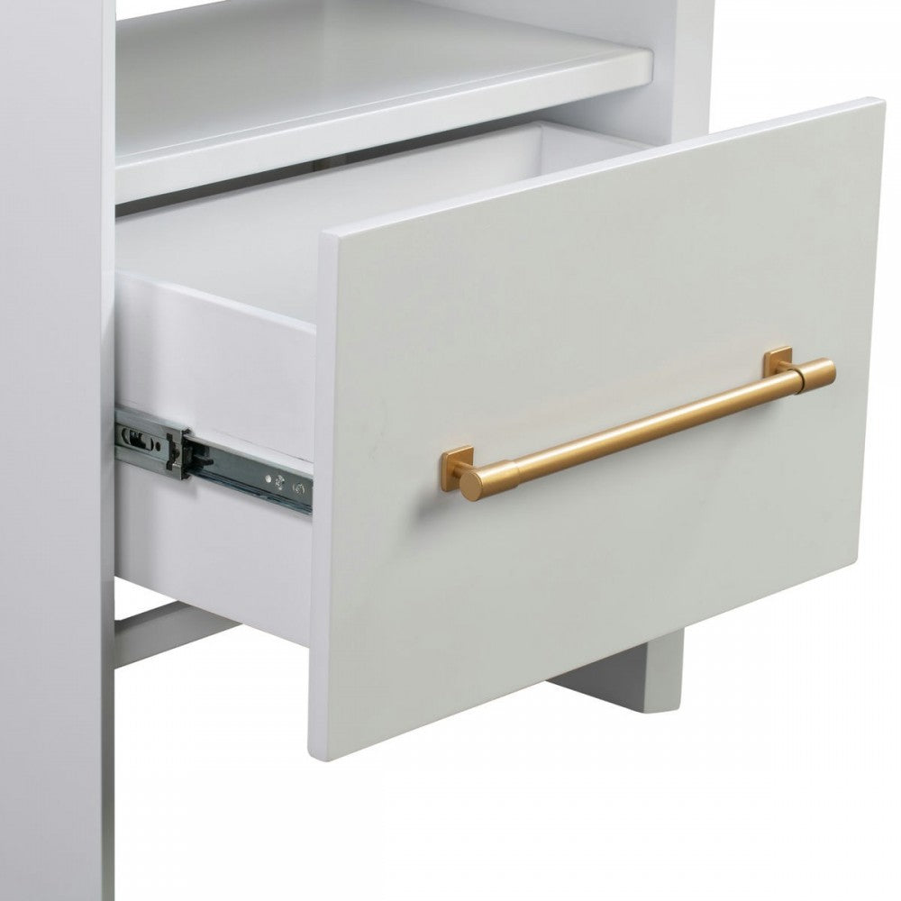 TOV Furniture Libre White Nightstand