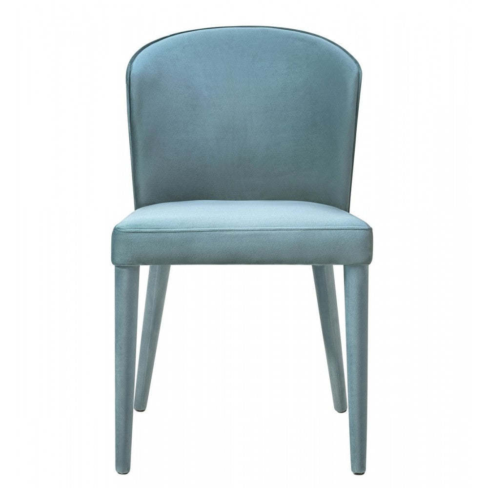 TOV Furniture Metropolitan Sea Blue Velvet Chair